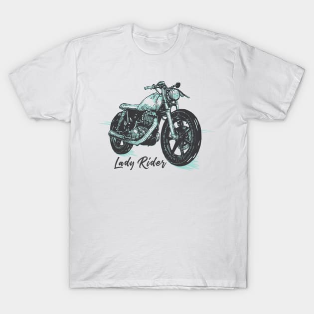 Lady Rider T-Shirt by Gsproductsgs